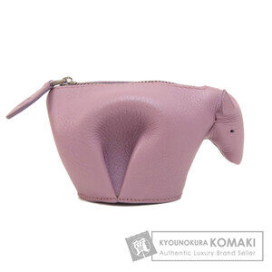 Loewe cow motif leather Wallet